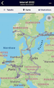 Meine Interrail-Reisen 2022