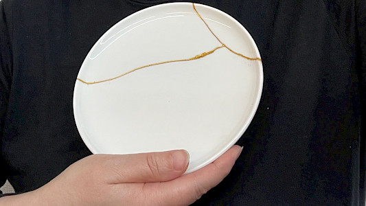 Kintsugi: Mein reapierter Teller