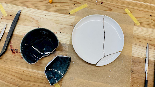 Kintsugi1: Mein zerbrochener Teller